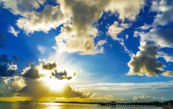 Sunrise in the Bahamas