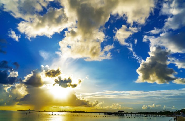 Sunrise in the Bahamas