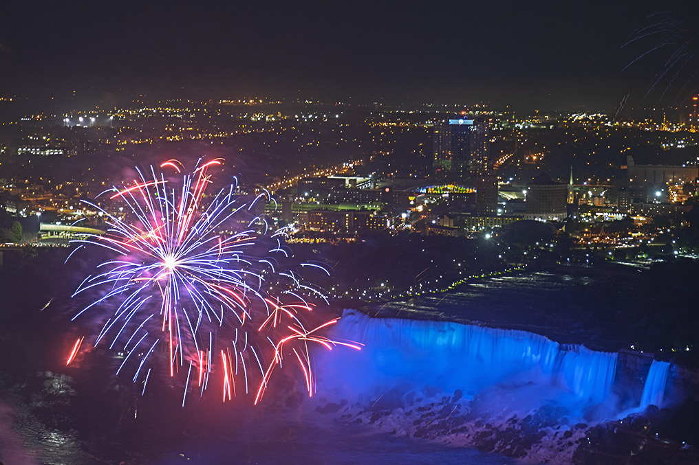 Niagara fireworks close up Morrison Images